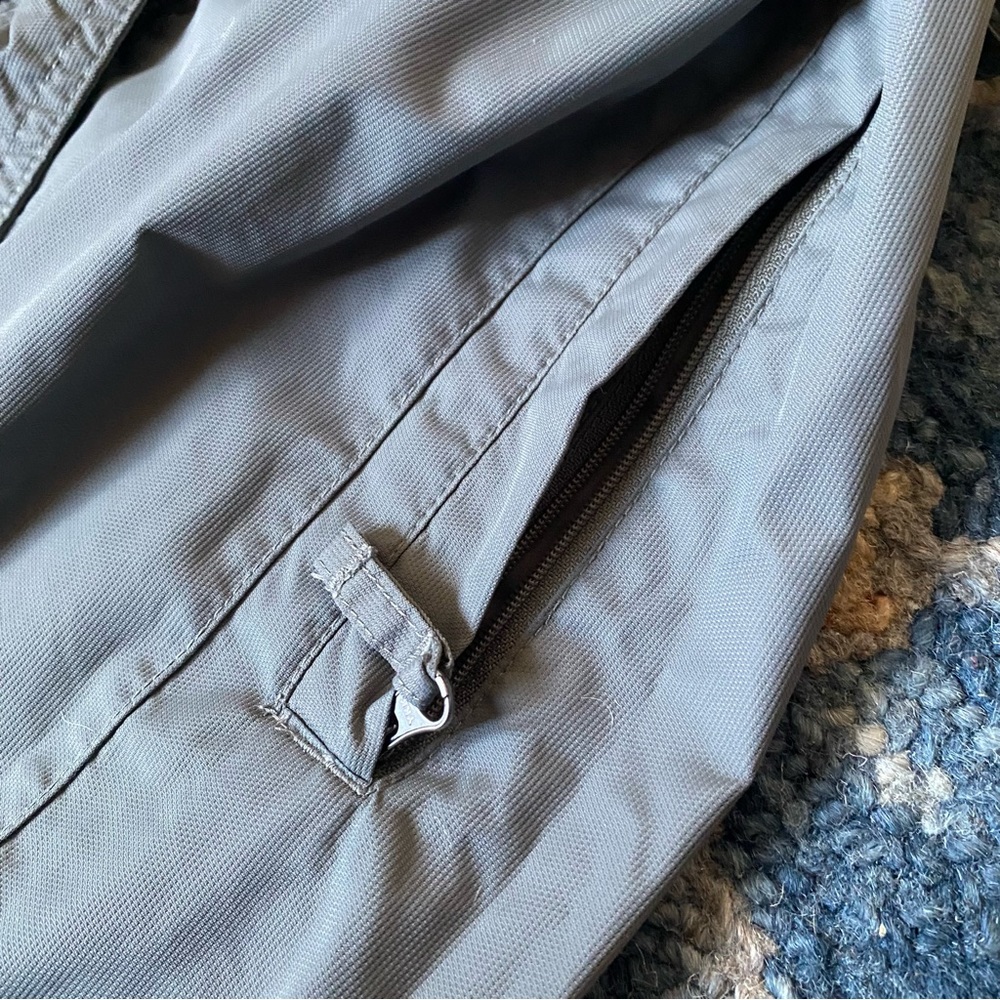Columbia Hooded Trench Coat in Charcoal Gray - Picture 9 of 13